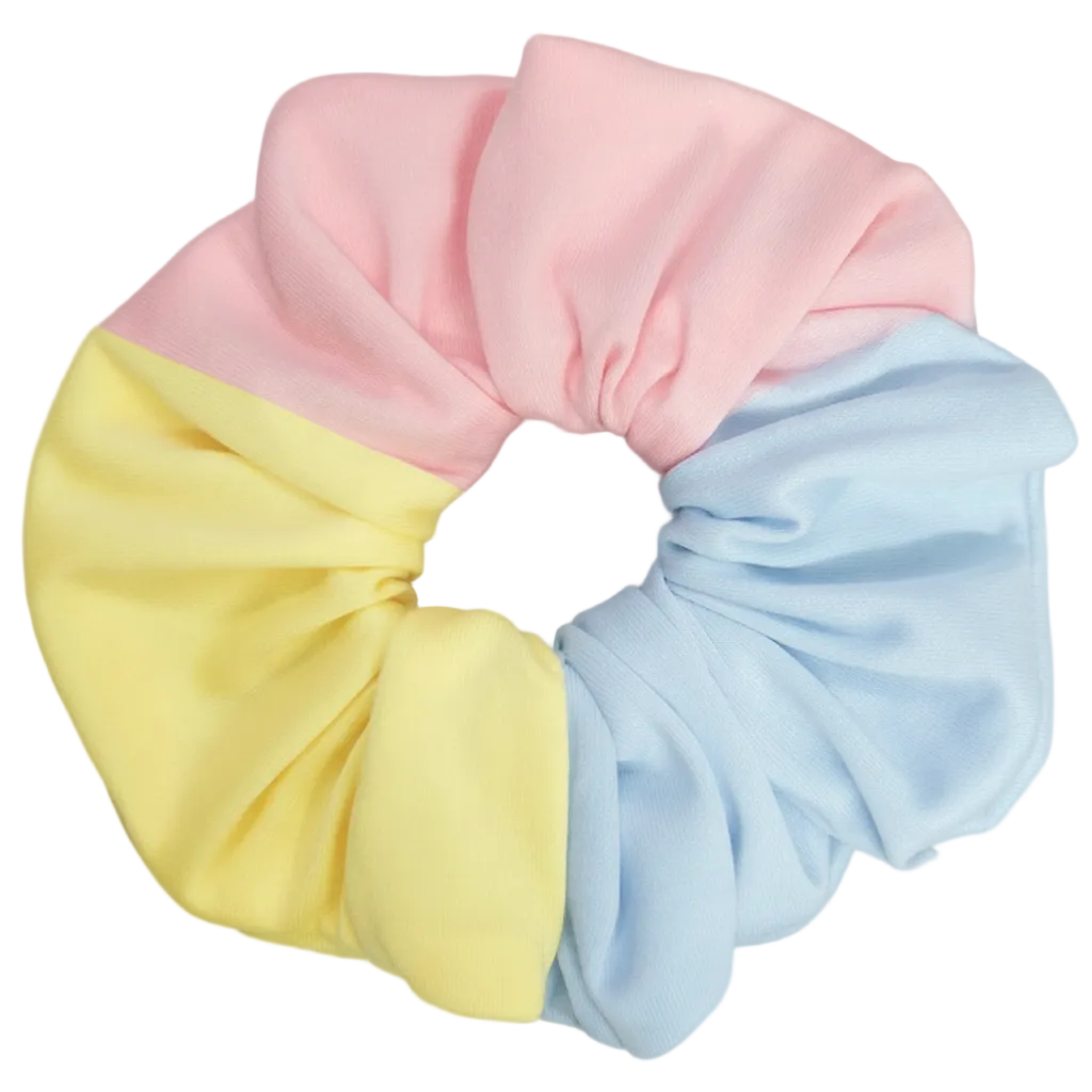 Scrunchie XXL - Textura suave - Terracota Sage Ivory