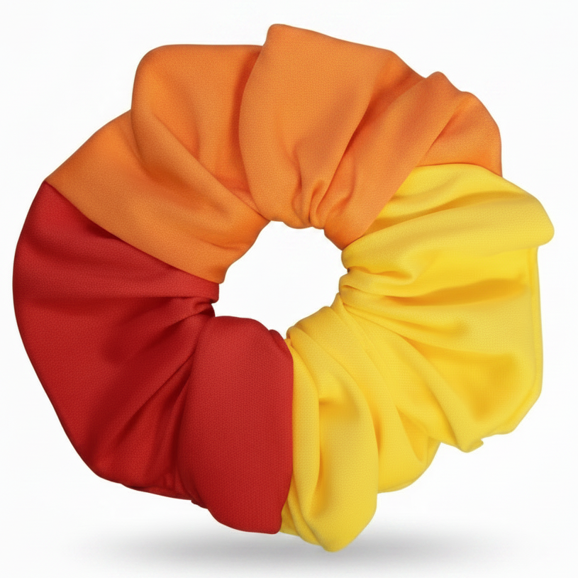 Scrunchie XXL - Textura suave - Crema Brulee