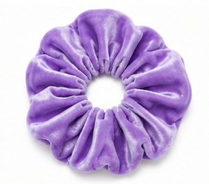 Scrunchie Lila Terciopelo | Lavanda Pastel Coquette