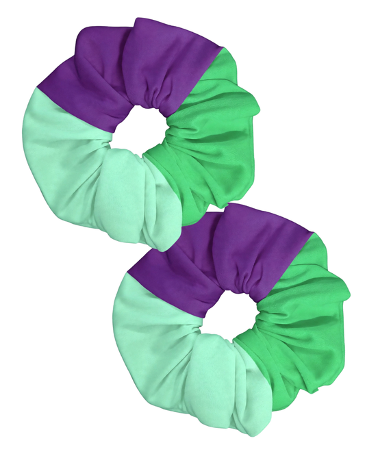 Scrunchie XL - Textura suave - Natural