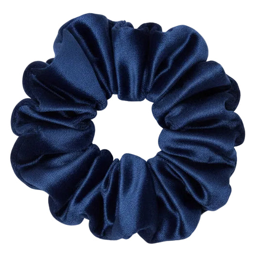 Scrunchie Terciopelo Azul Rey | Coletero Azul Eléctrico