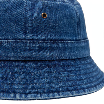 Bucket Hat Mezclilla Medium Indigo Clásico | Sombrero Pescador Índigo Medio