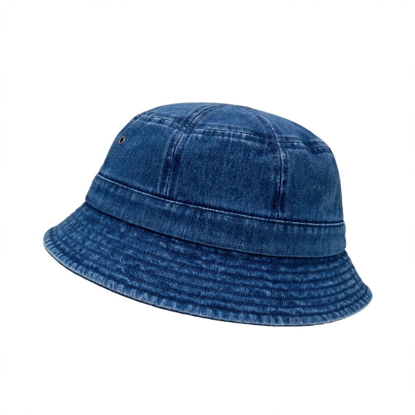 Bucket Hat Mezclilla Medium Indigo Clásico | Sombrero Pescador Índigo Medio