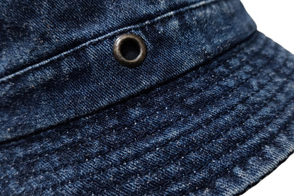 Bucket Hat Denim Dark Indigo Oscuro | Sombrero Pescador Índigo Profundo Washed