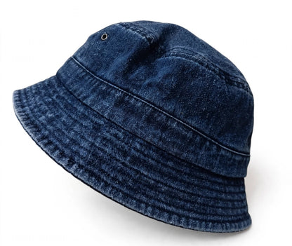 Bucket Hat Denim Dark Indigo Oscuro | Sombrero Pescador Índigo Profundo Washed