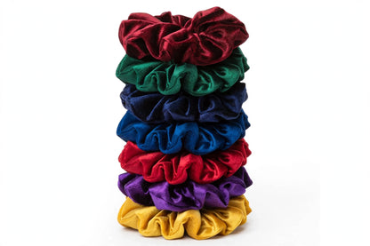Set 7 Scrunchies Terciopelo Joya Royal Luxury